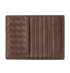 Bottega Veneta Intrecciato Card Holder, front view